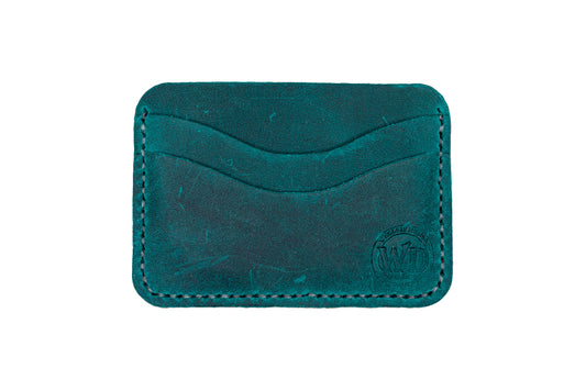 Crazy Horse-kortholder med 5 lommer