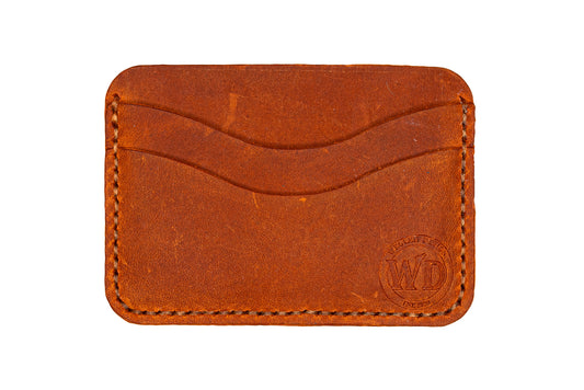 Crazy Horse-kortholder med 5 lommer