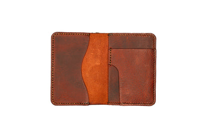 Dobbel Kortholder i Badalassi med Ekstra Lomme