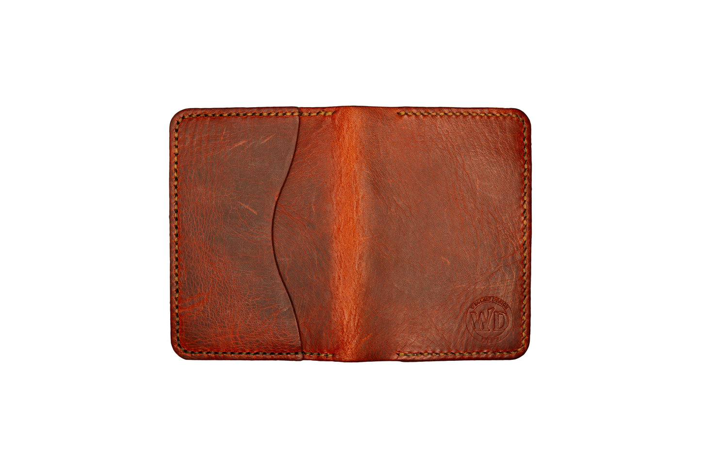 Dobbel Kortholder i Badalassi med Ekstra Lomme