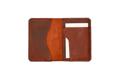 Dobbel Kortholder i Badalassi med Ekstra Lomme