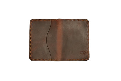 Dobbel Kortholder i Badalassi med Ekstra Lomme